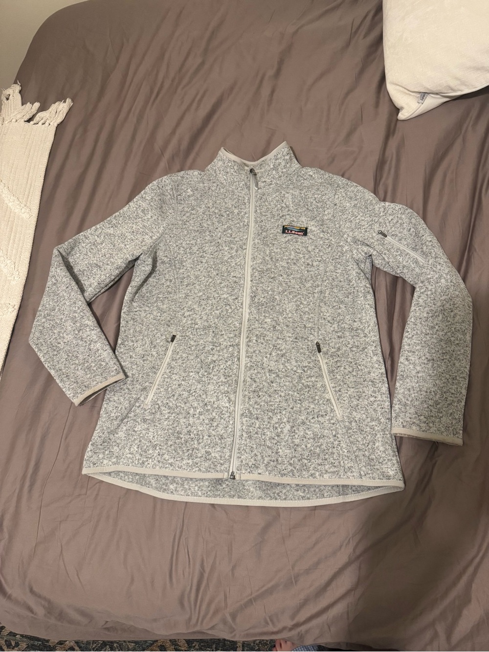 Women’s LL bean fleece zip up
